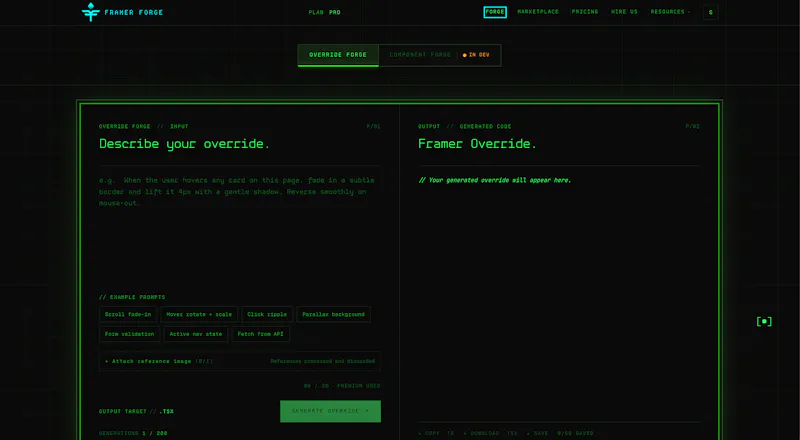 Framer Forge screenshot 10