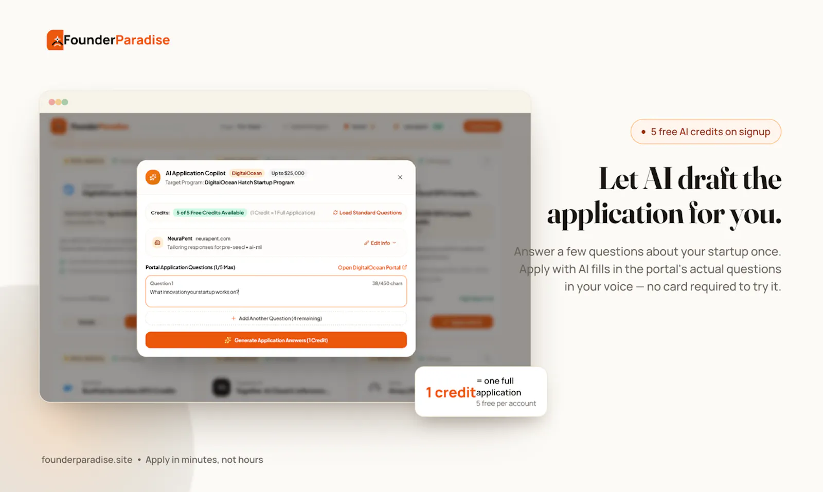 FounderParadise screenshot 4