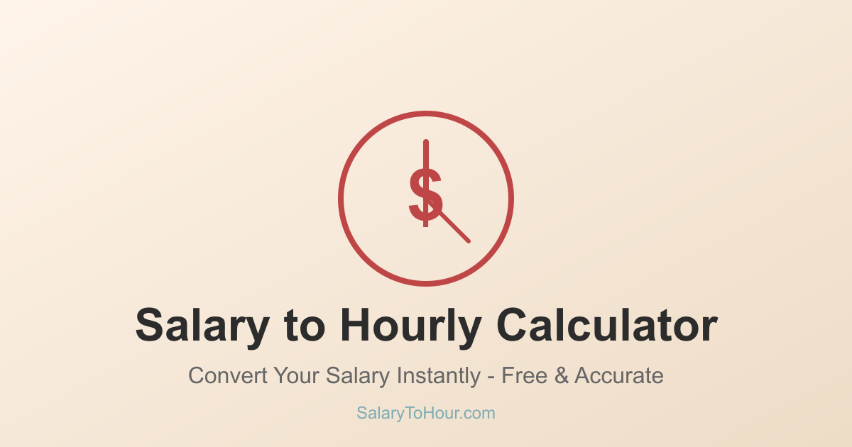SalaryToHour - Main product screenshot demonstrating key features and user interface