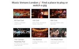 Venues for Gigs media 1