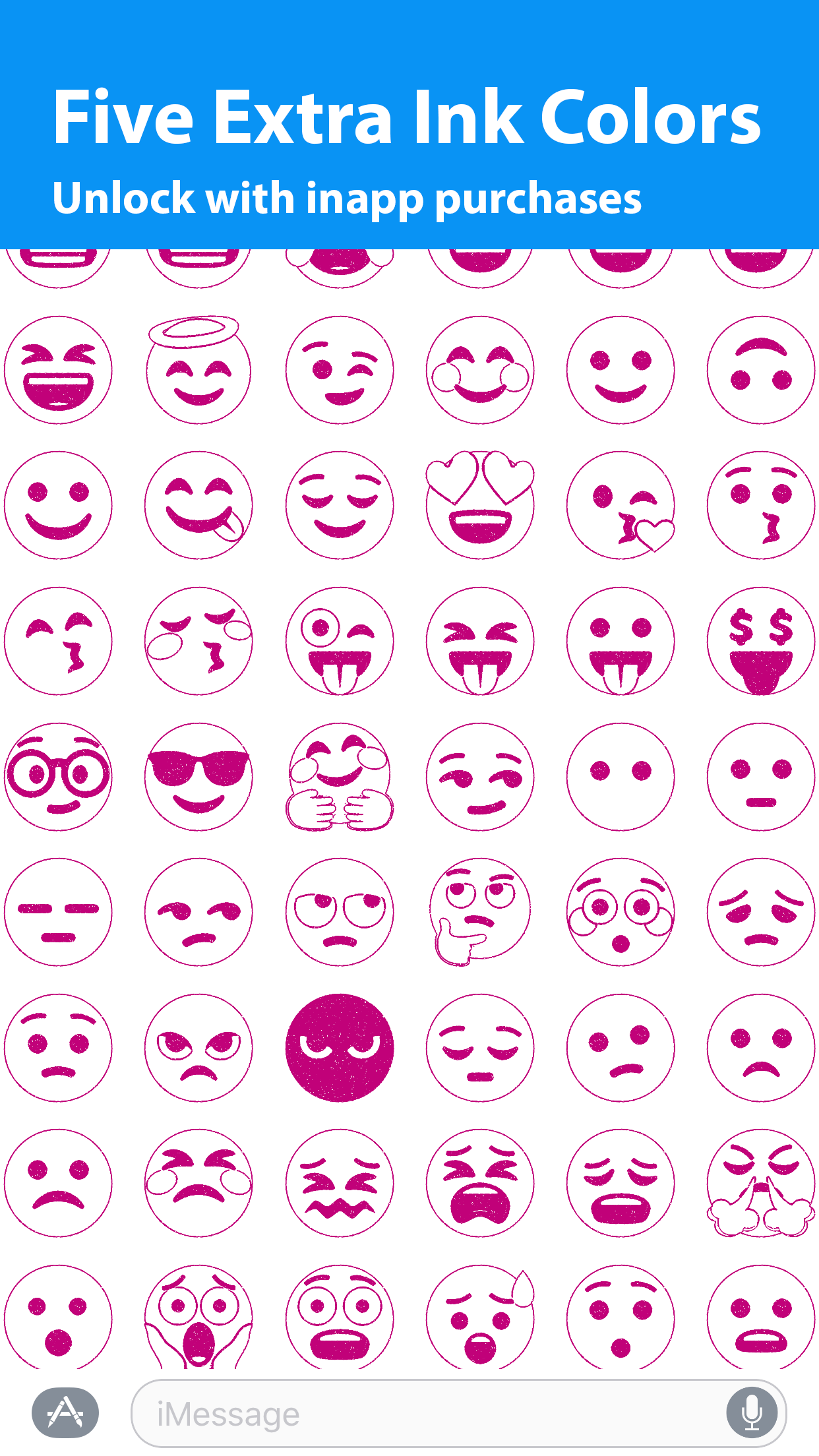Emoji Stamp for iMessage gallery image