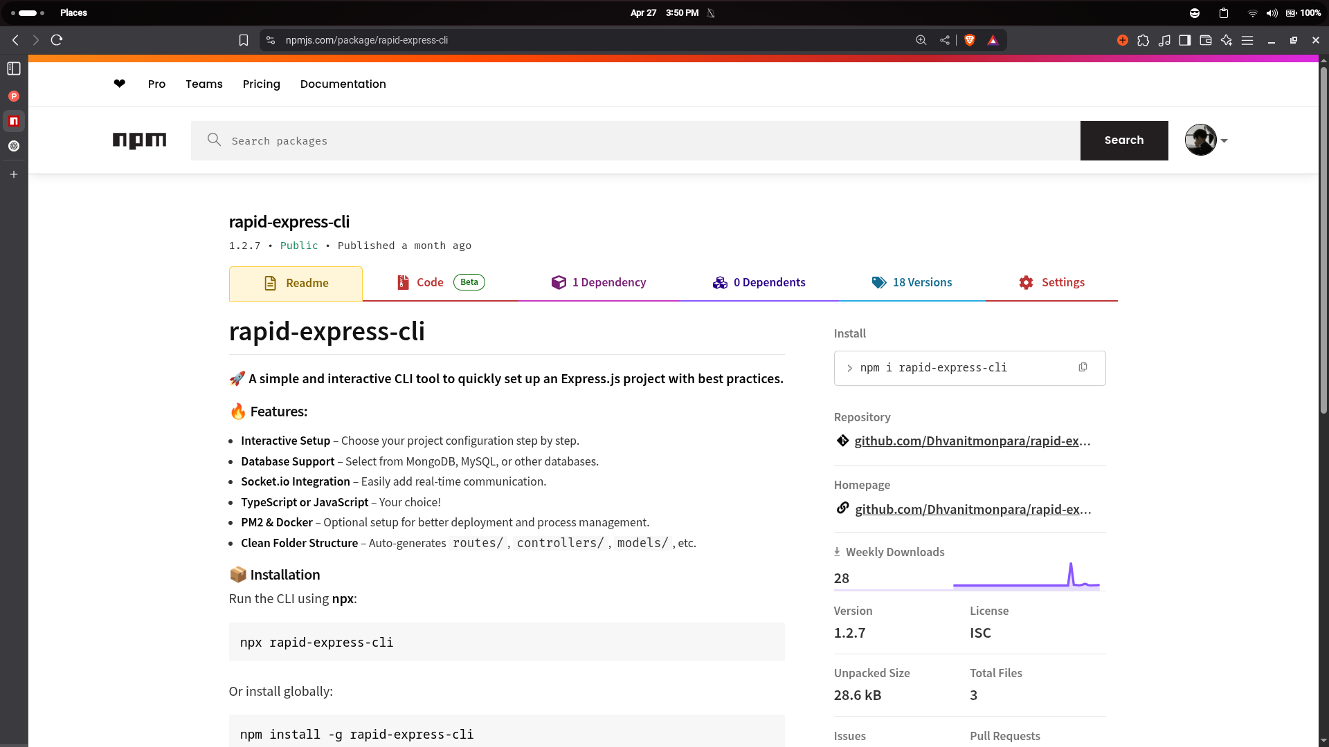CLI Express rápida - Configurar express en segundos media 3