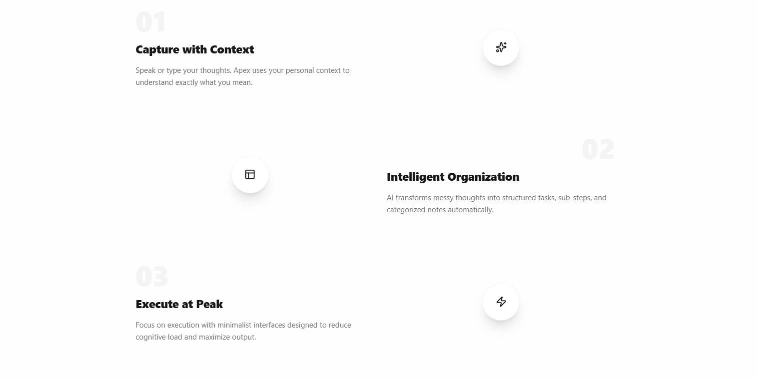 Apex - Screenshot 2 showing product features and functionality
