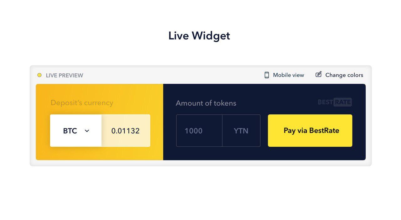 BestRate ICO Payment Tool gallery image