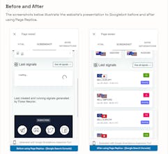 Page Replica: Prerendering for SEO gallery image