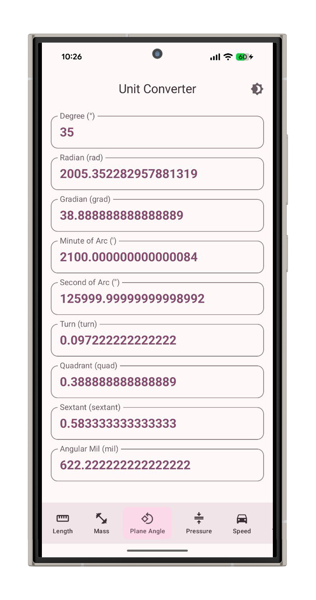 Unit & Currency Converter - Screenshot 4 showing product features and functionality