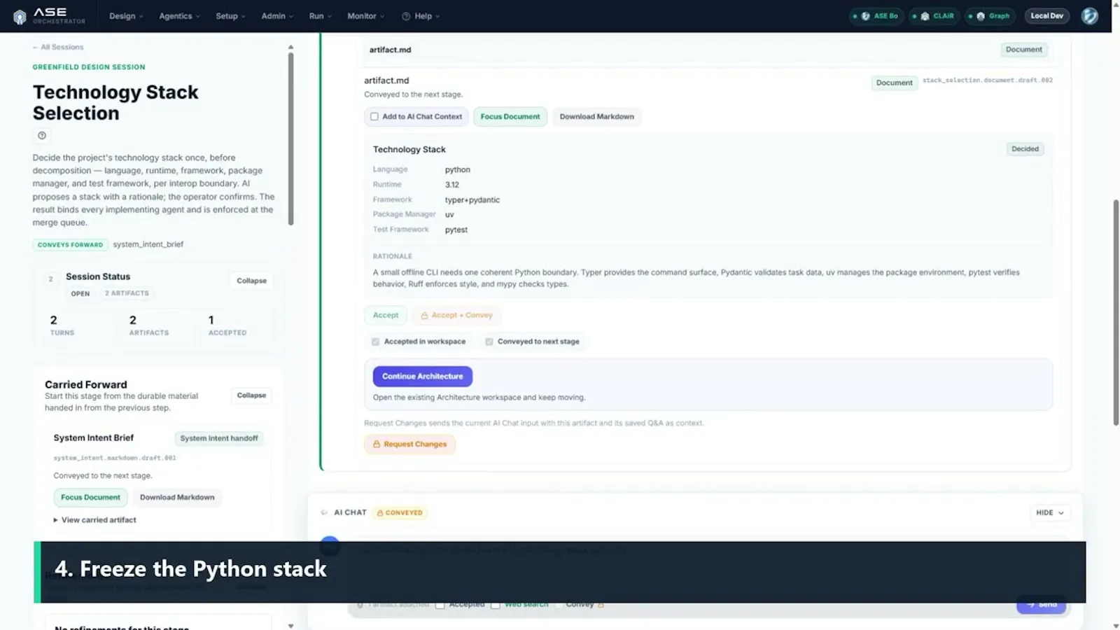 ASE - Agentic Solution Engineering screenshot 1 (video preview)