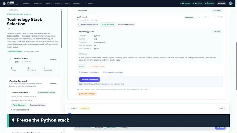 ASE - Agentic Solution Engineering screenshot 1 (video preview)