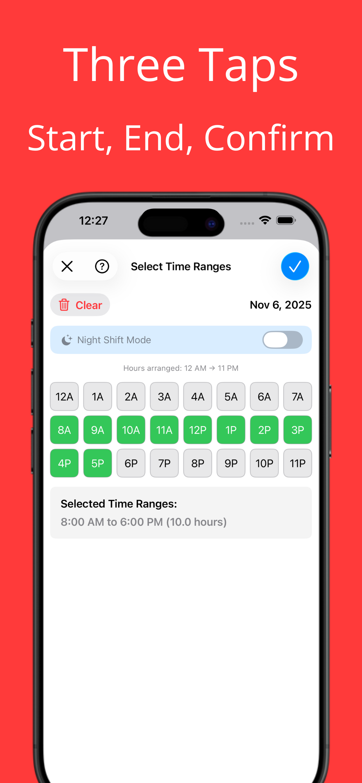 Hours Tracker - HourStreaks - Main screenshot showing features and interface