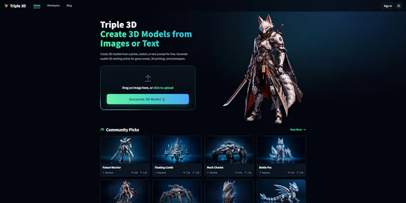 Triple 3D screenshot 1
