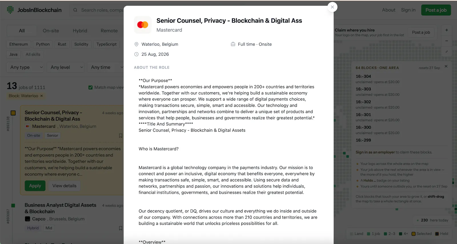 Simply jobs board screenshot 2