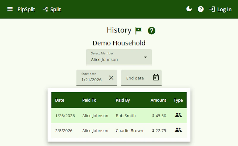 PipSplit screenshot 4