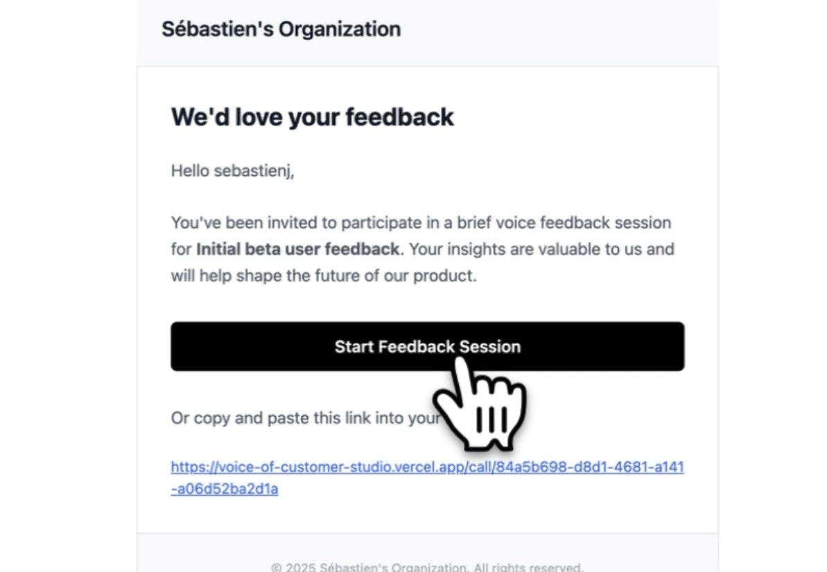 Voice of Customer Studio gallery image