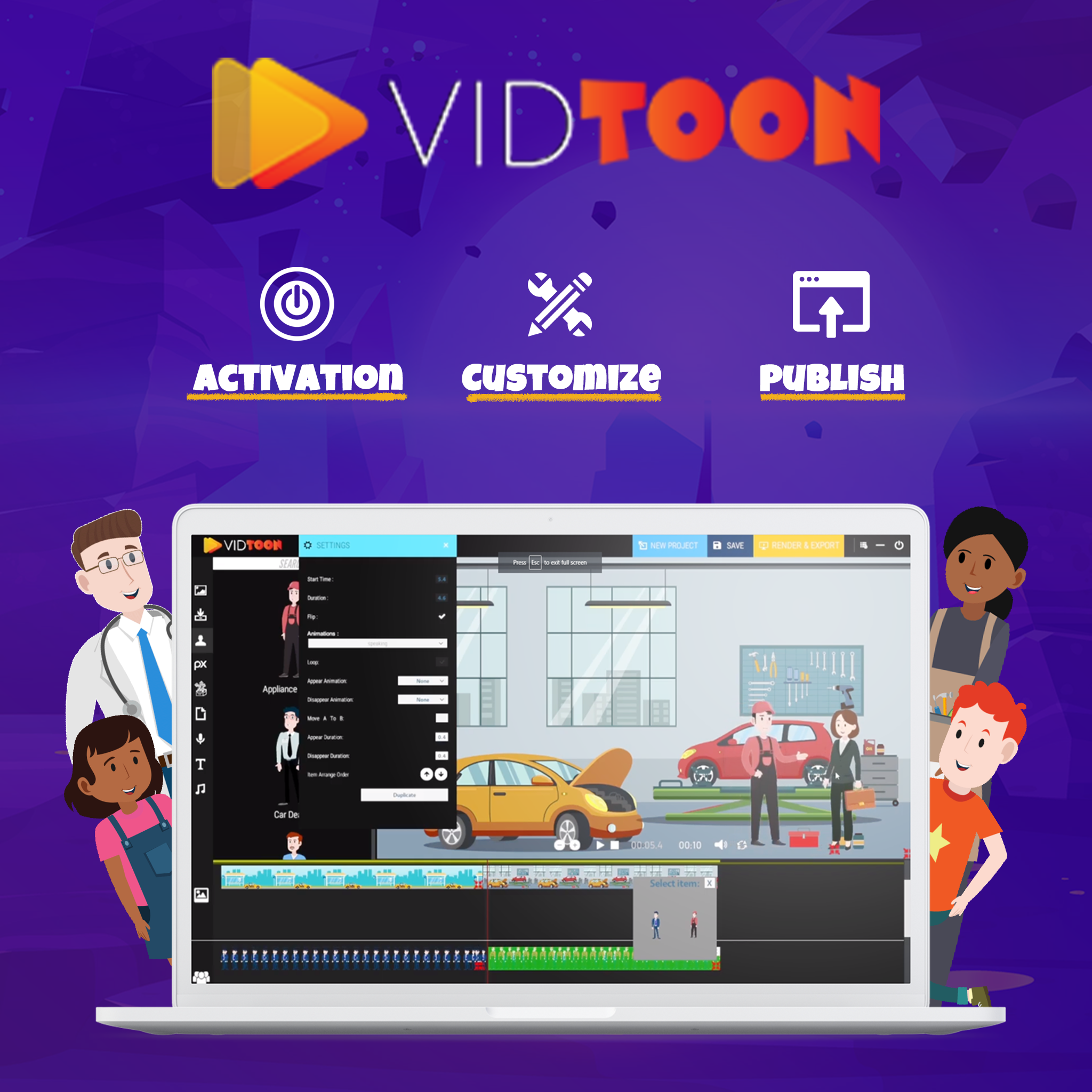 Vidtoon gallery image