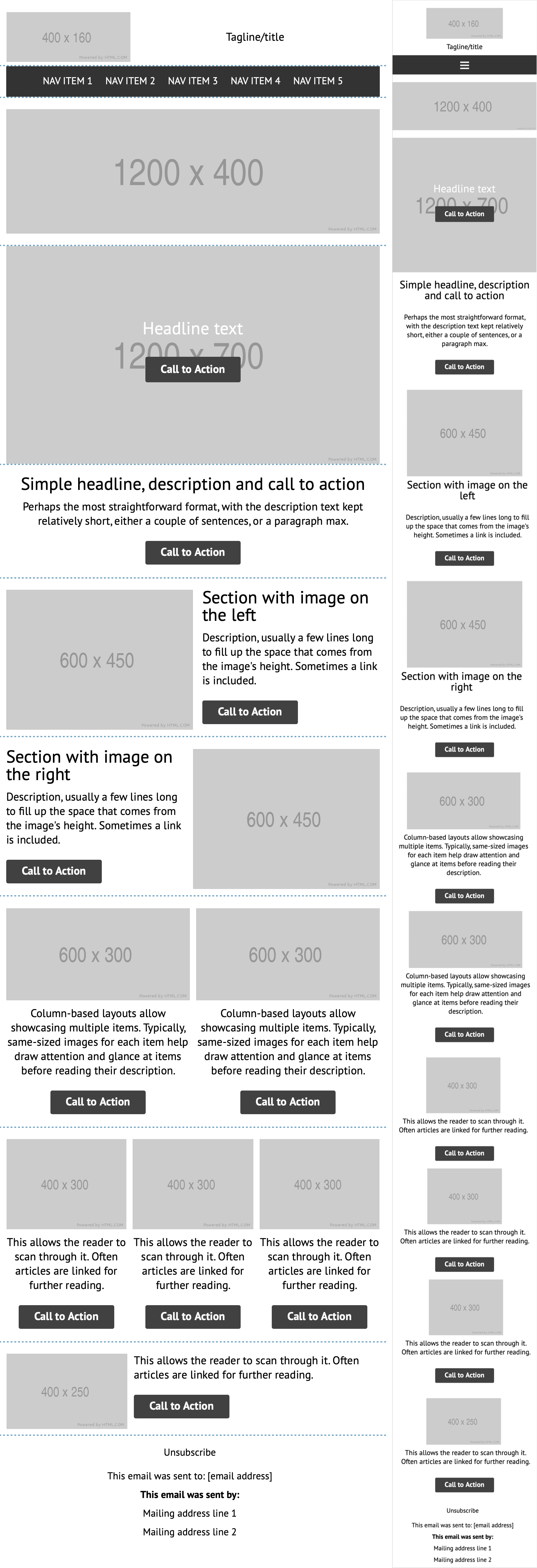 Starter Email Template gallery image