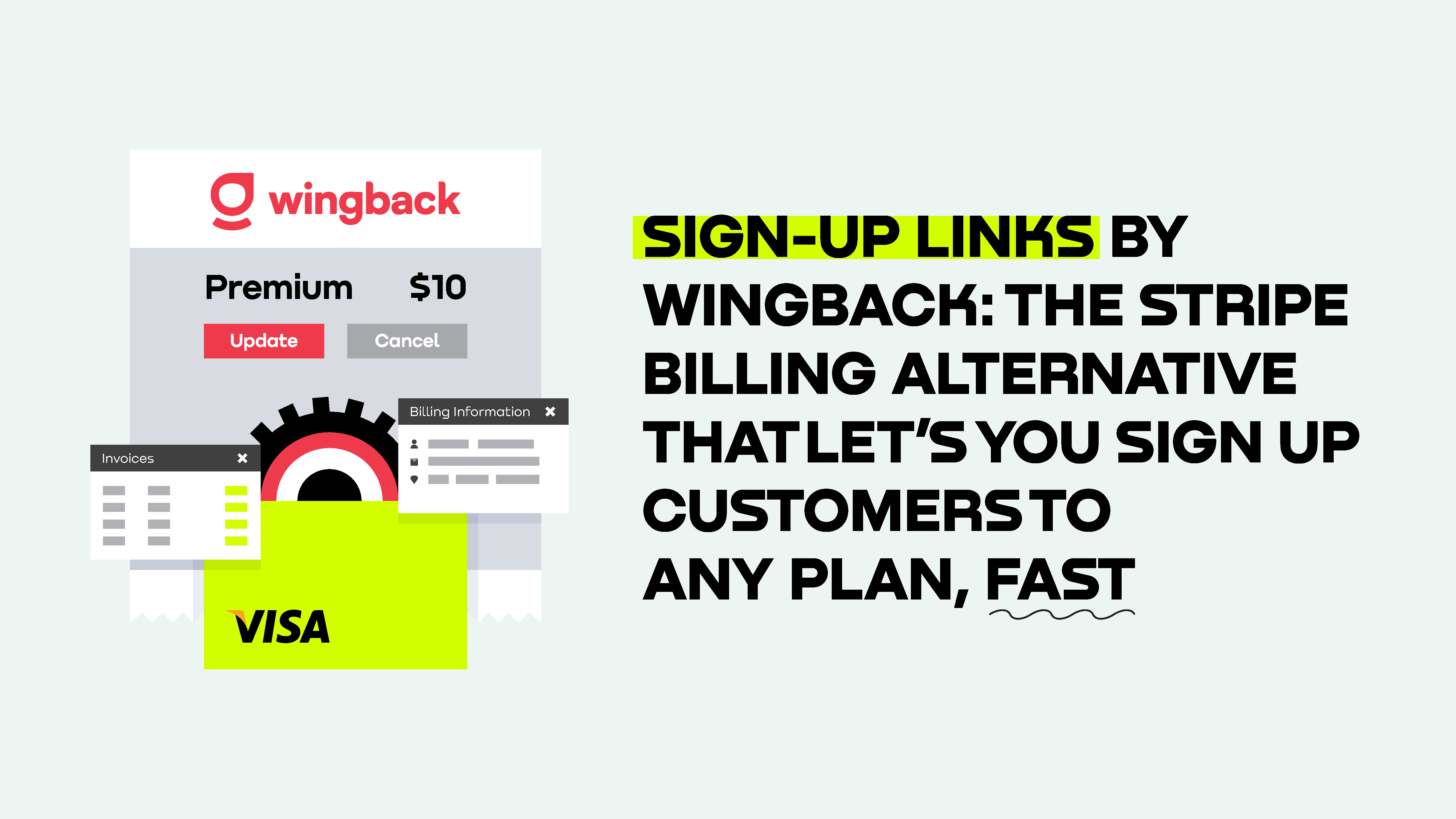 startuptile Signup Links by Wingback-Stripe Billing but faster no-code and for any pricing plan