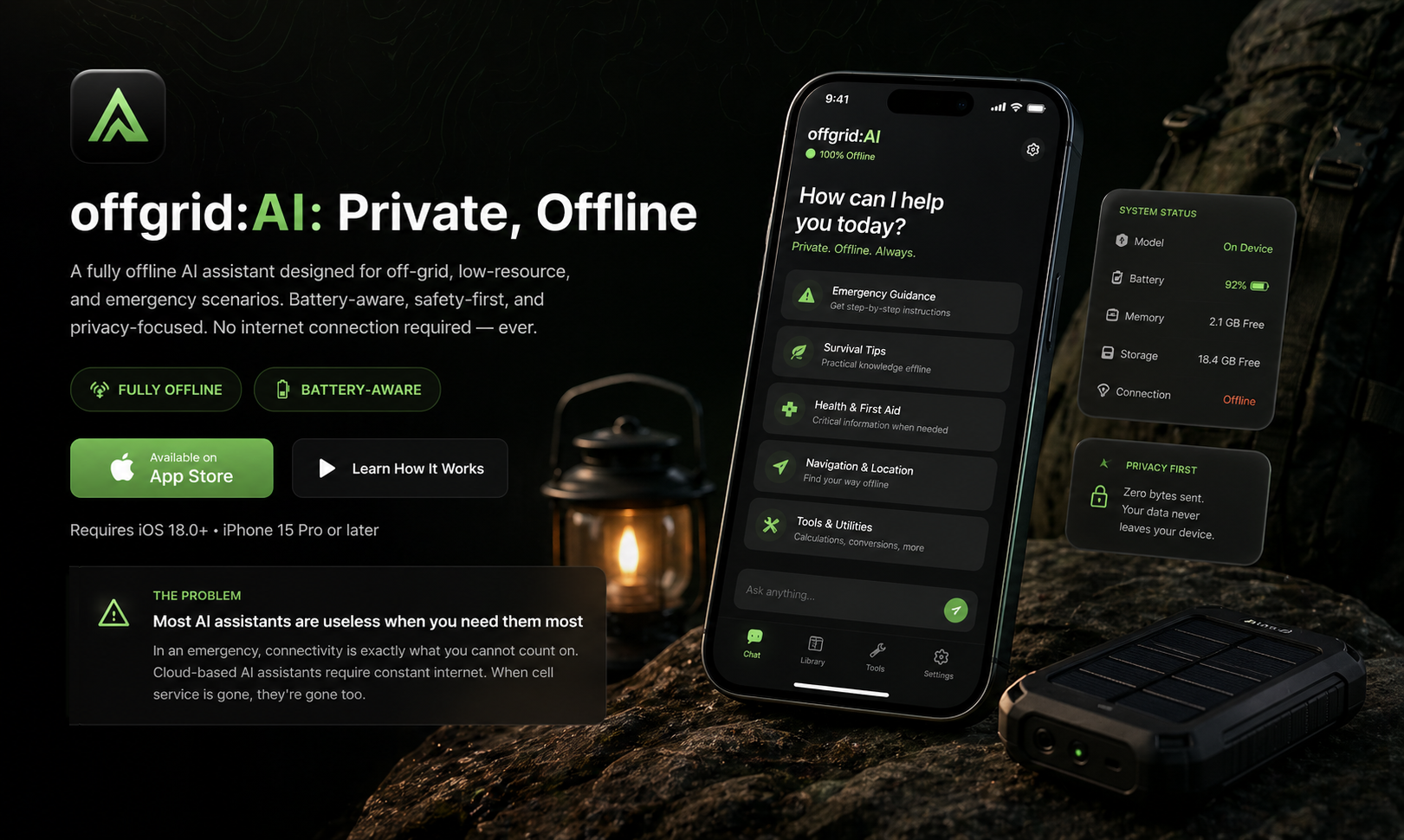 OffGrid: AI gallery image