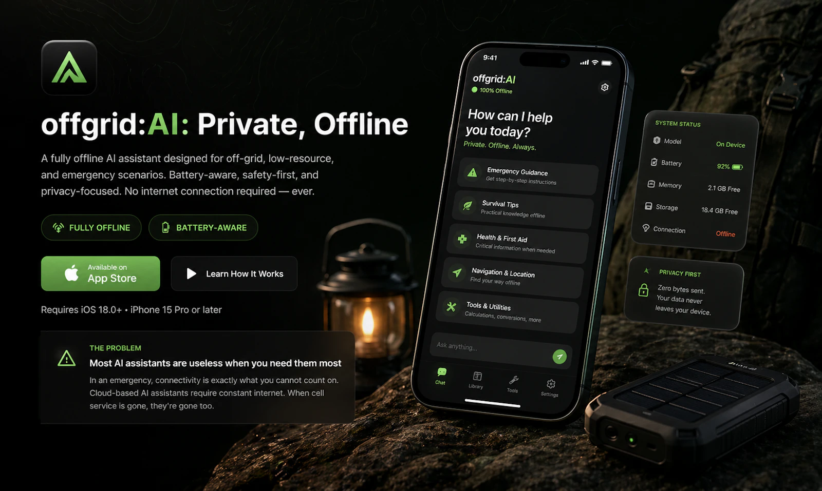 OffGrid: AI screenshot 1