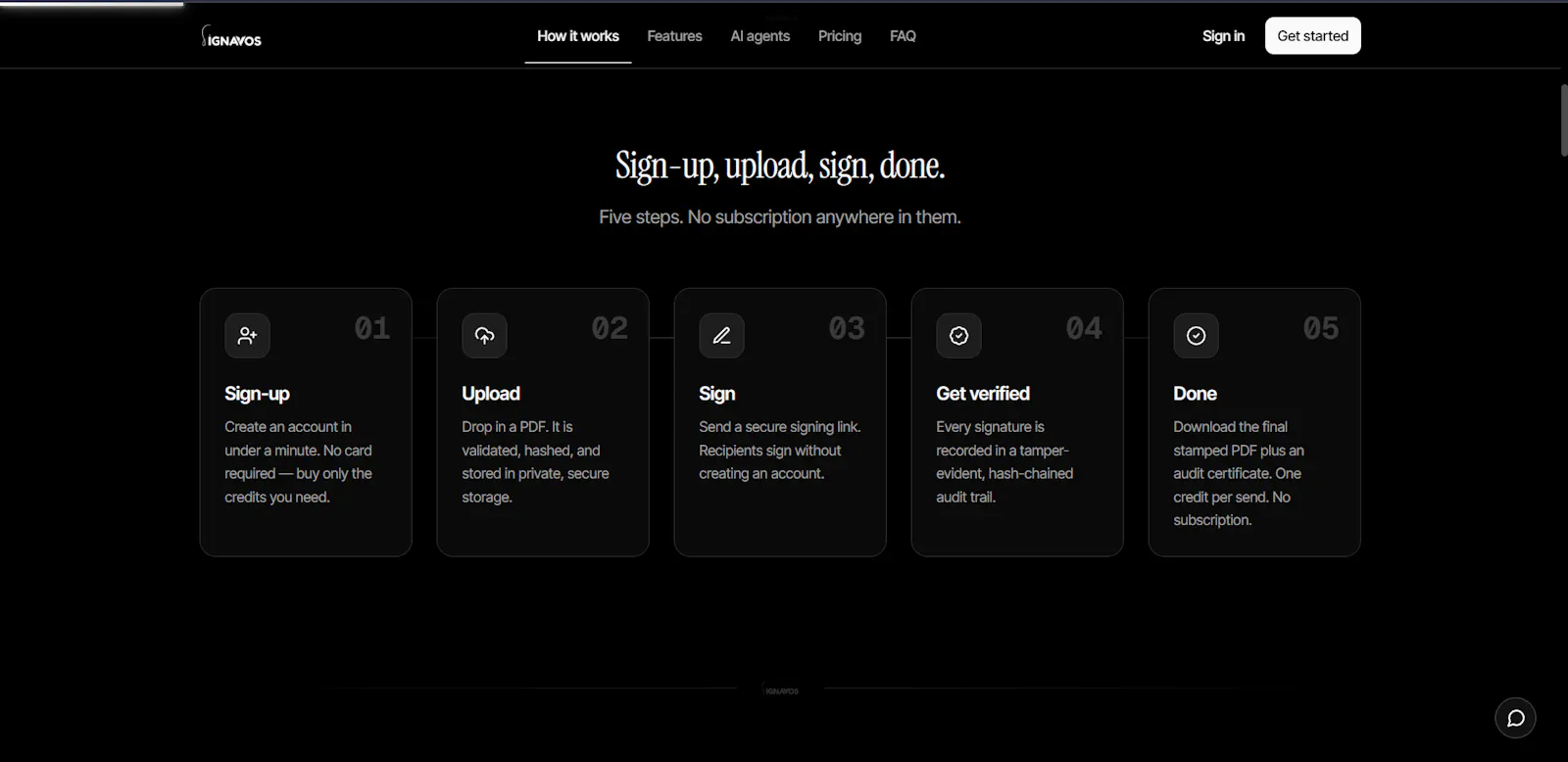 Signavos screenshot 2