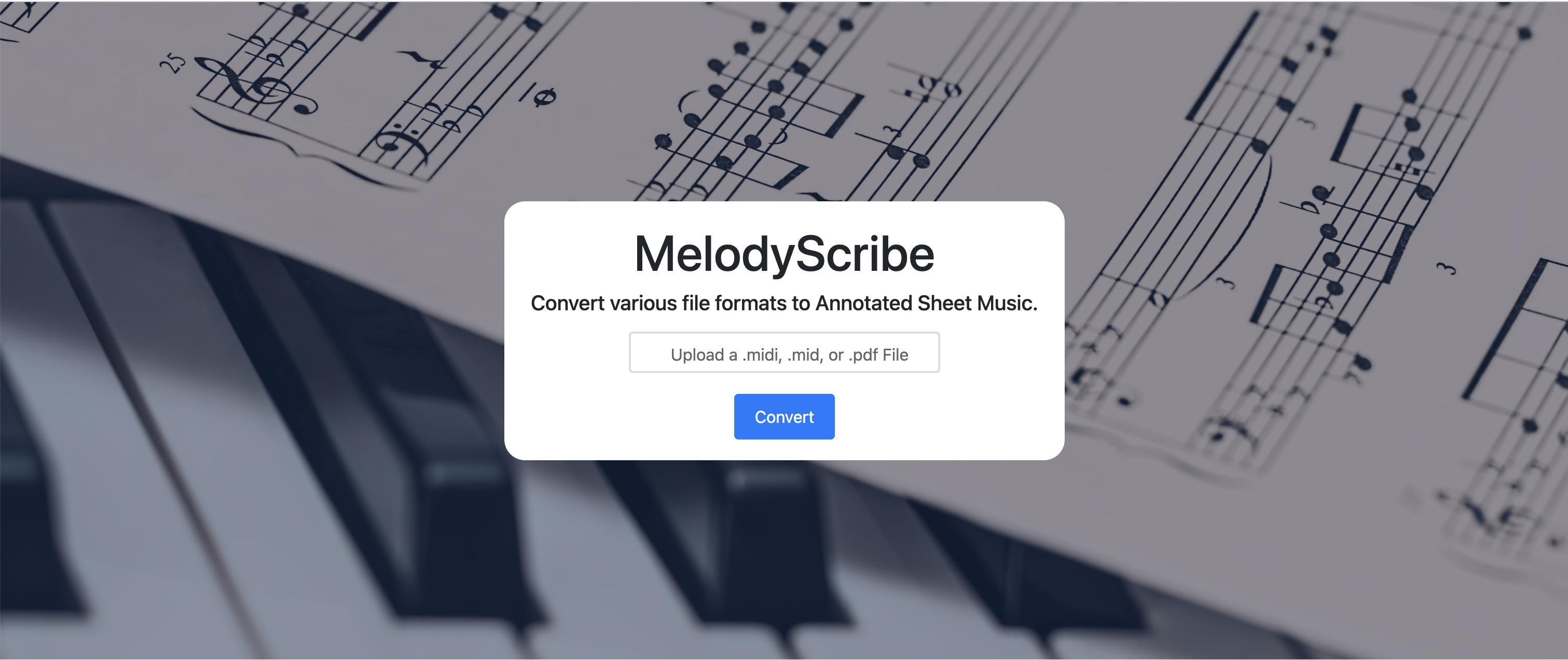 MelodyScribe media 1