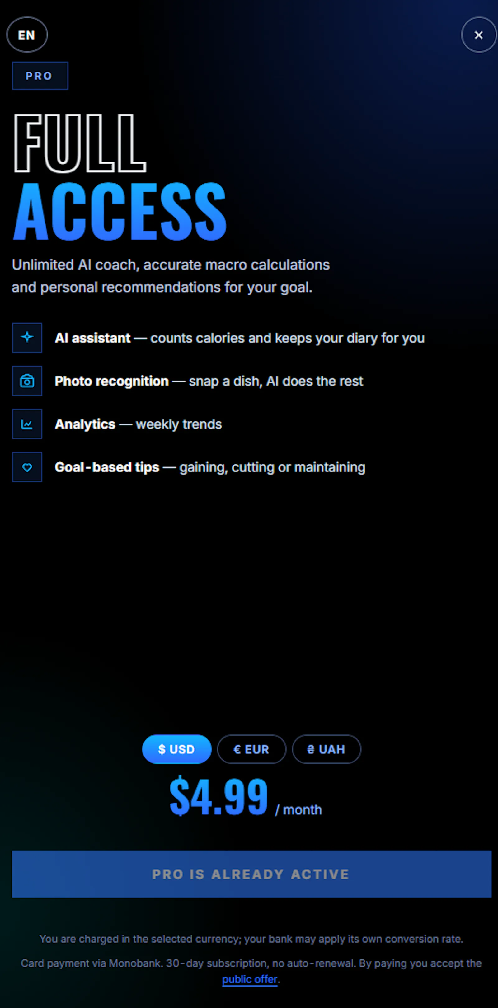 Calorie Dintis screenshot 7