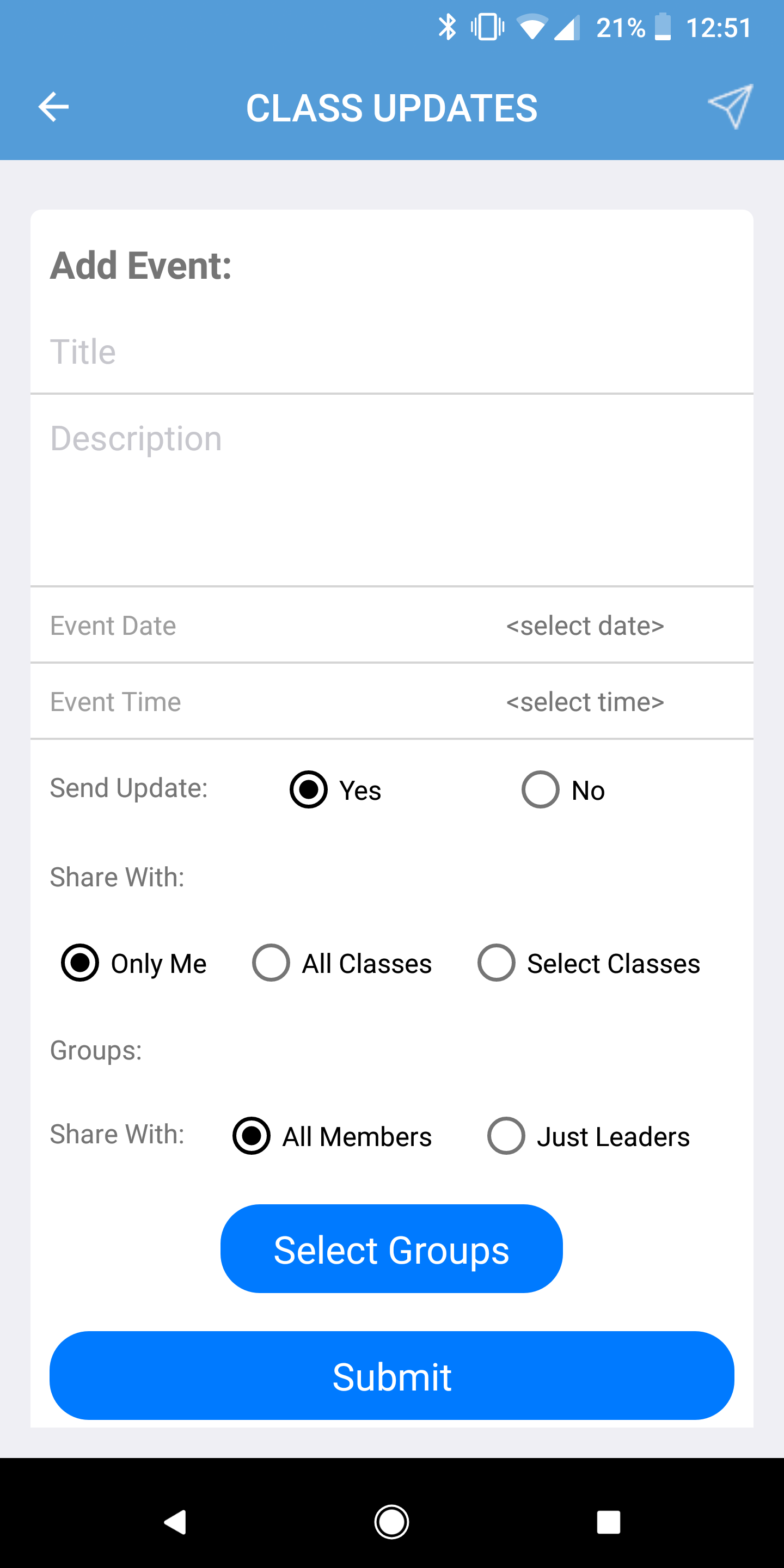 Class Updates gallery image