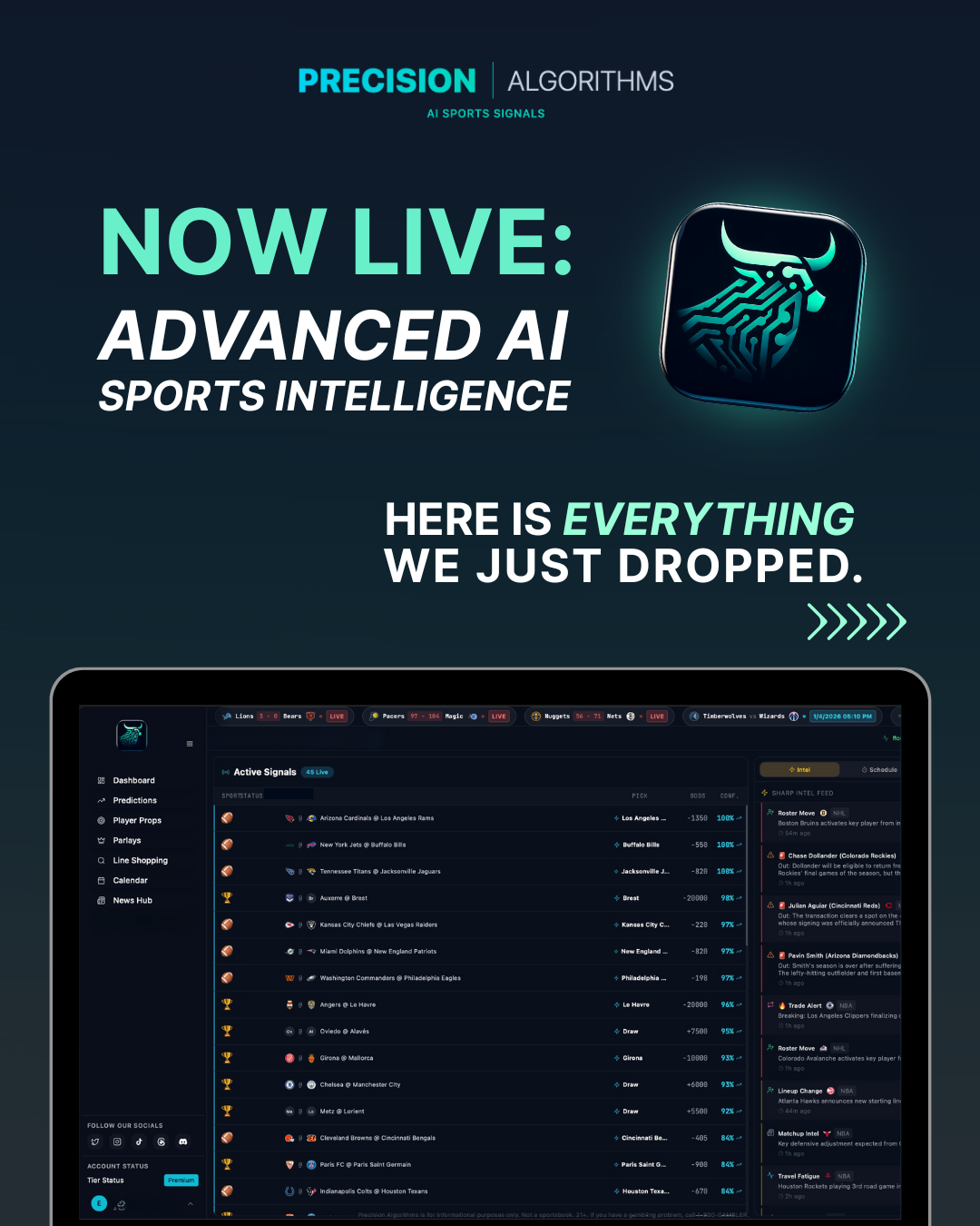 Precision Algorithms: AI Sports Engine gallery image