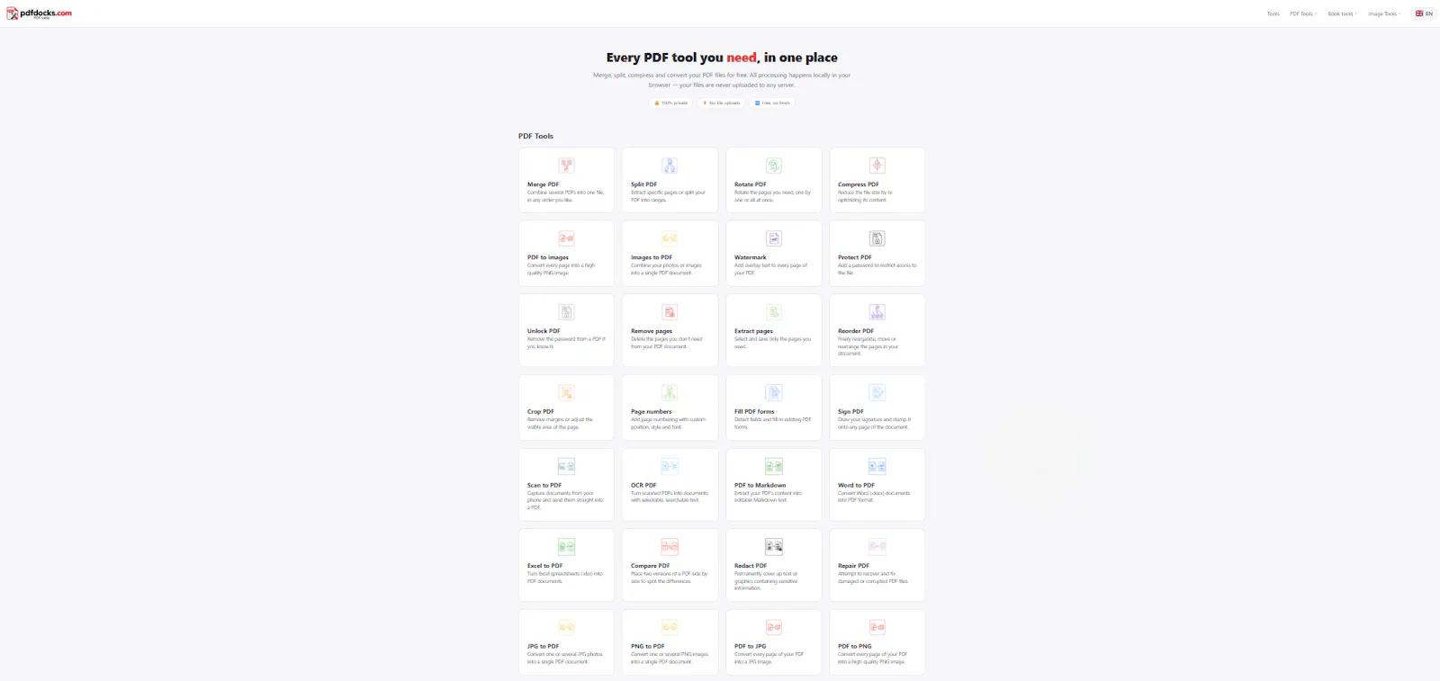 PDFDocks - Tools screenshot 4
