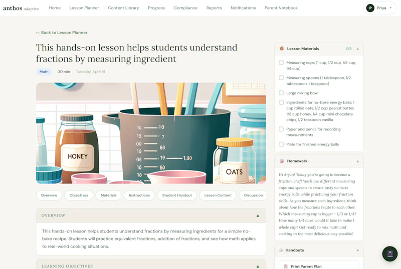 Anthos Adaptive Learning screenshot 3
