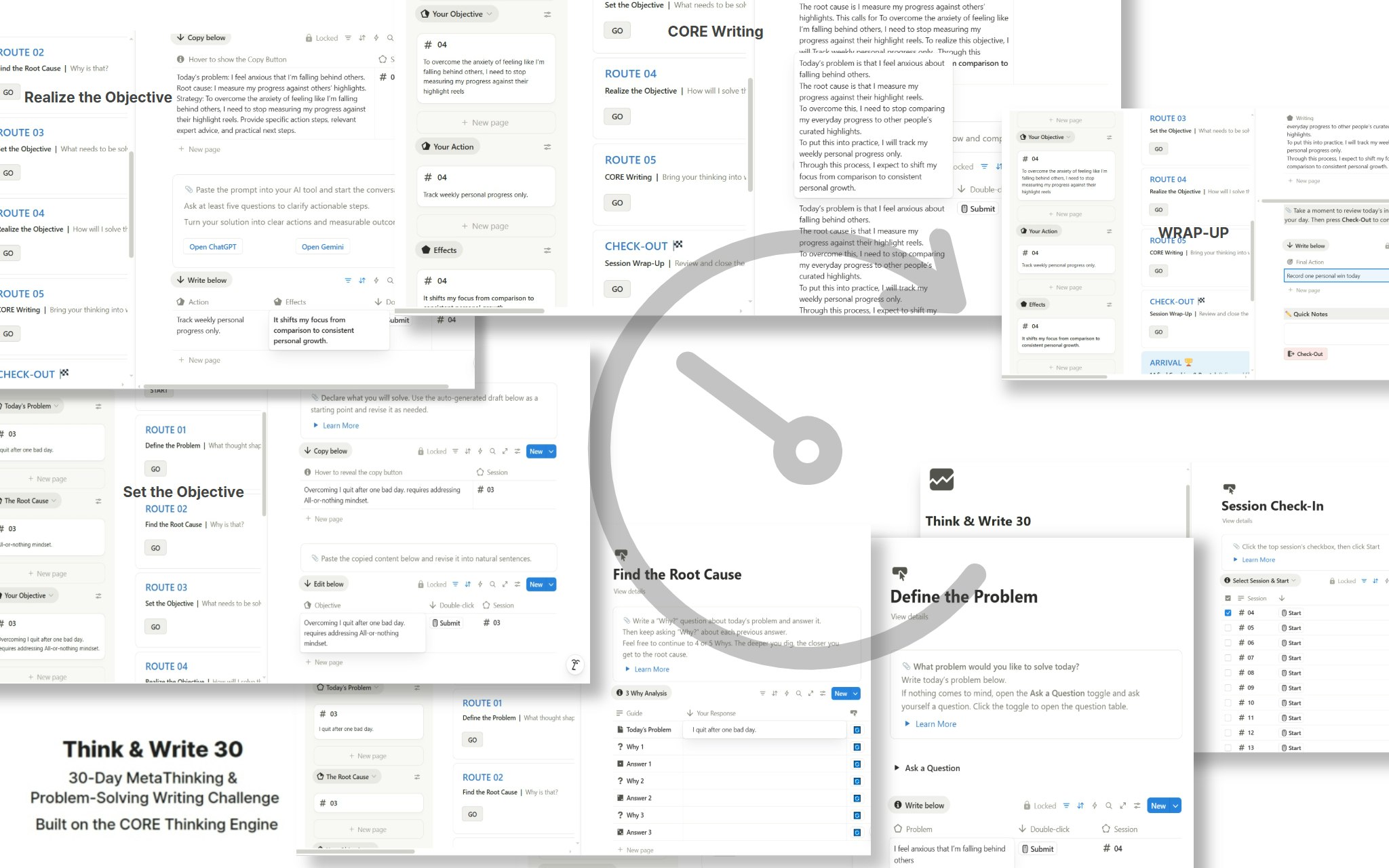 Think & Write 30 - Screenshot 3 showing product features and functionality