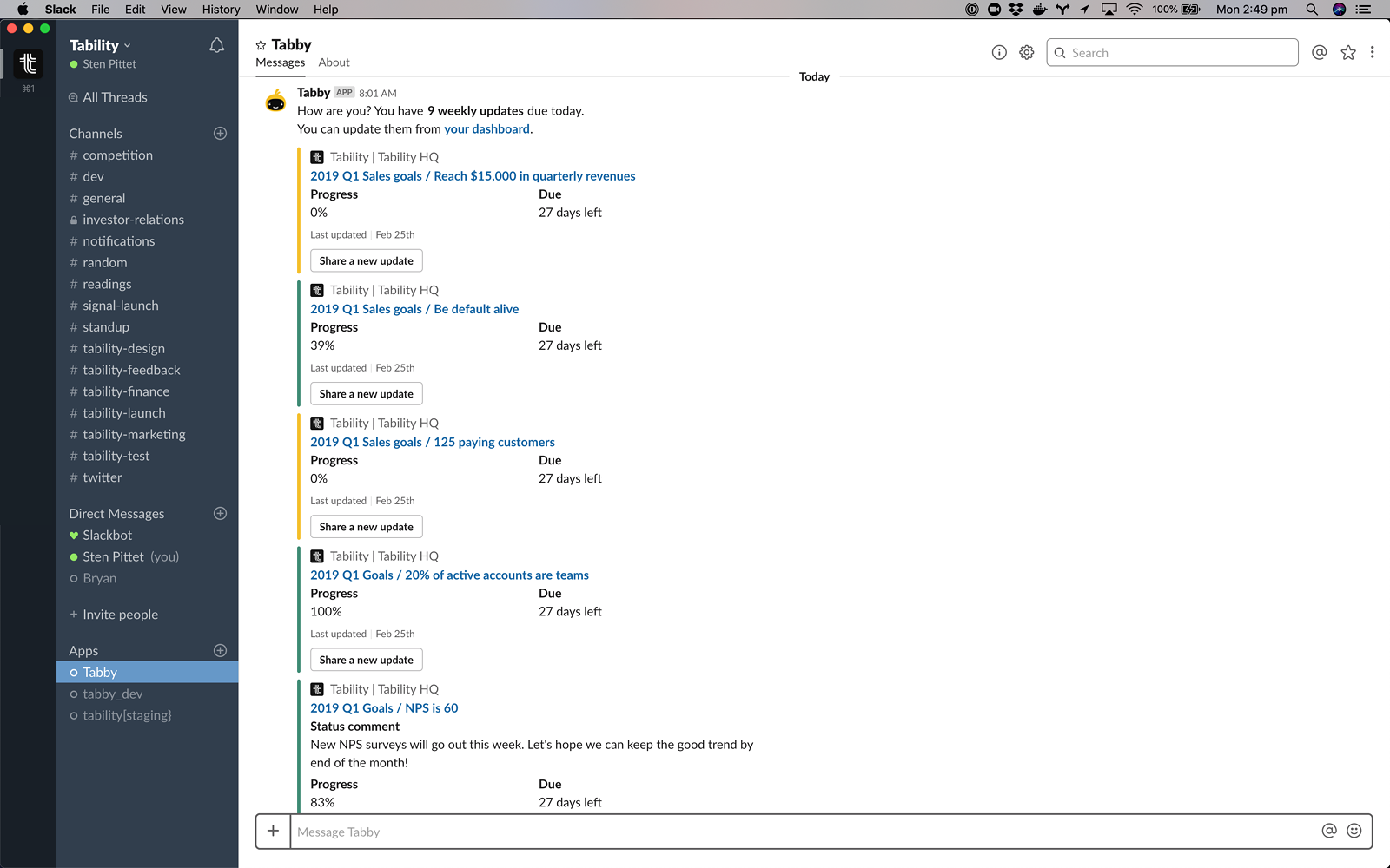 Tability for Slack gallery image