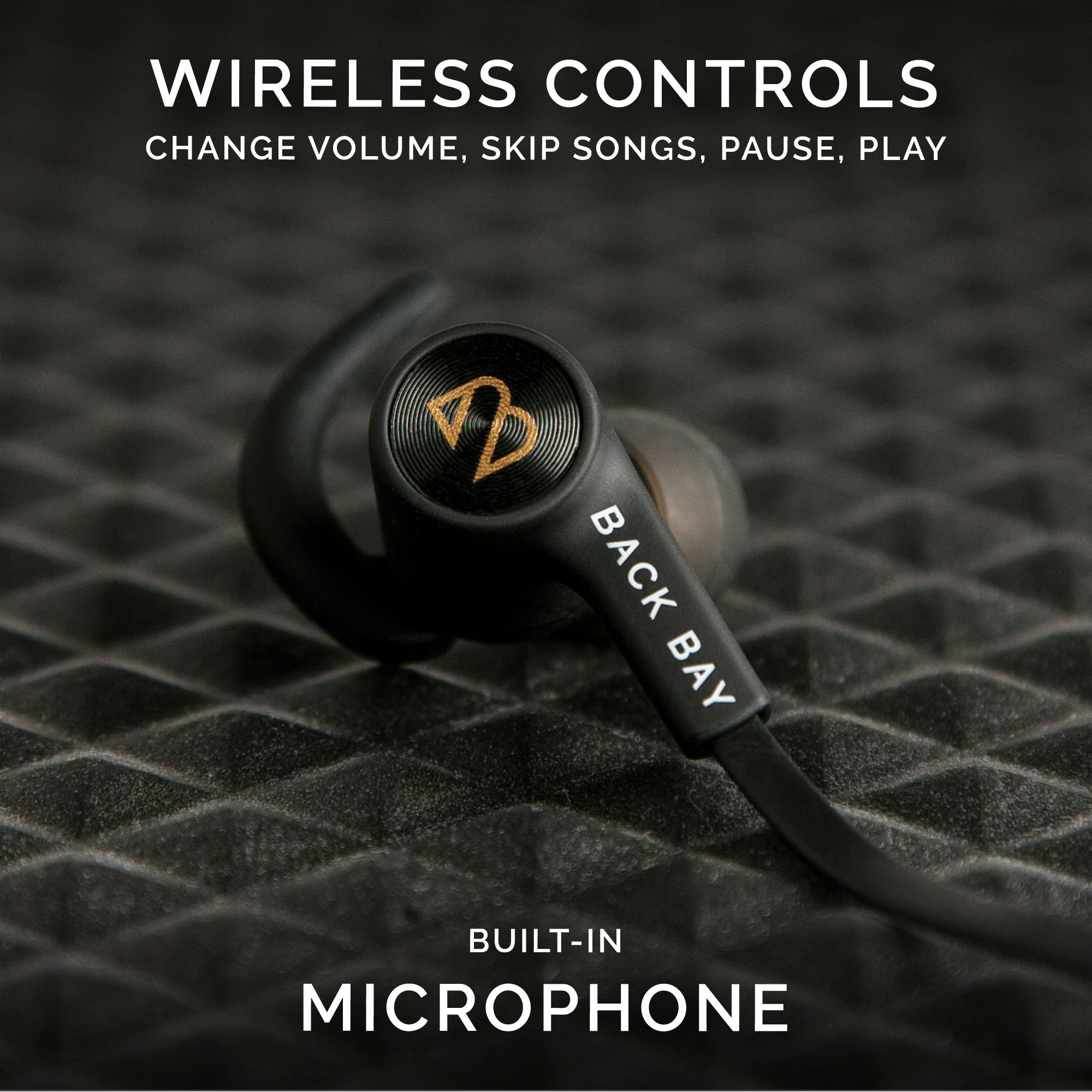 Back Bay Wireless+Wired Earbuds - Redesigned gallery image