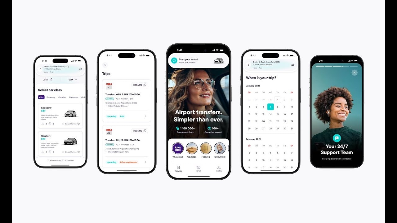 Kiwitaxi App gallery image