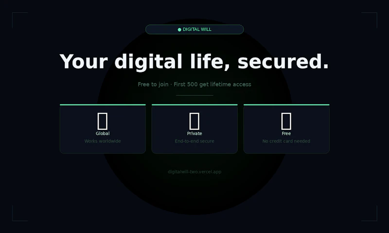Digital Will screenshot 2