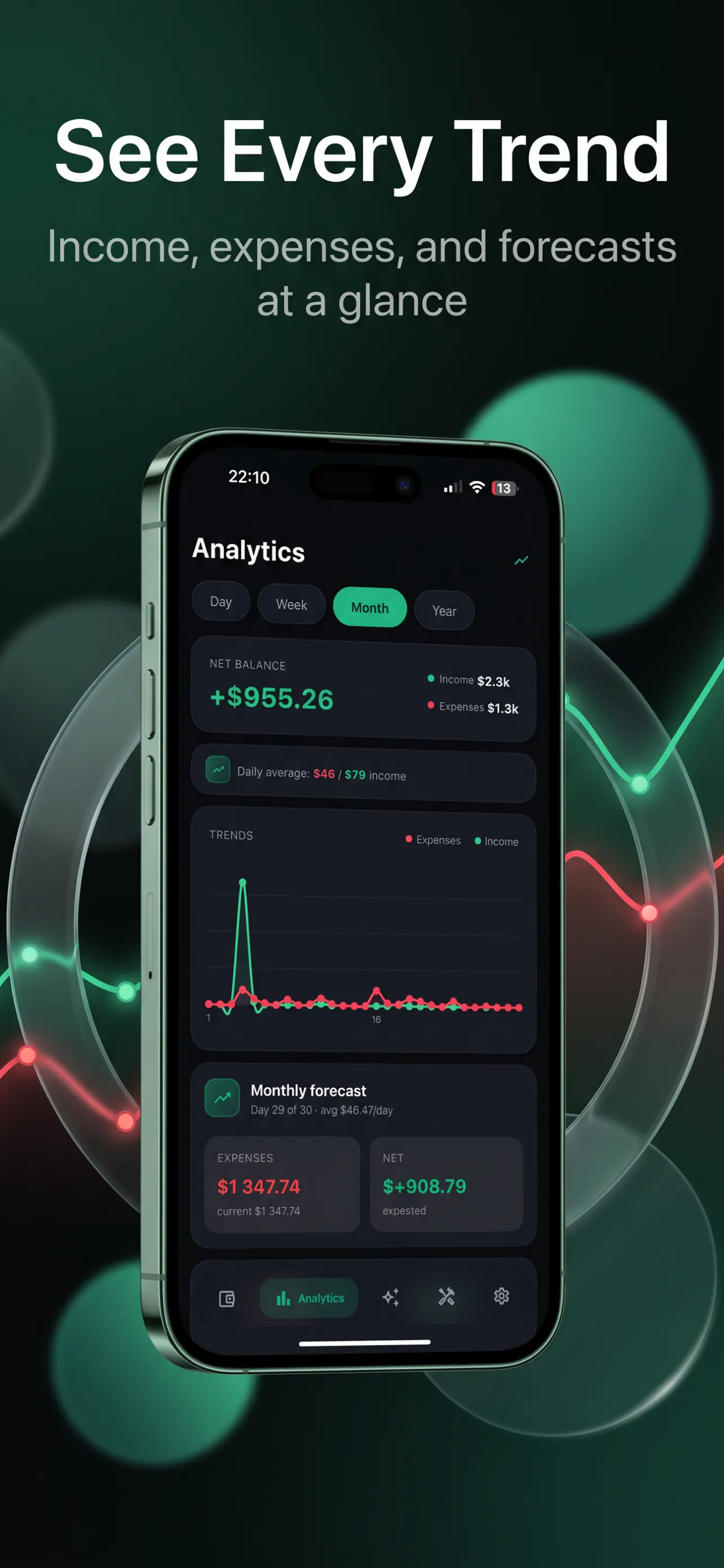 Finance App: AI Tracker gallery image