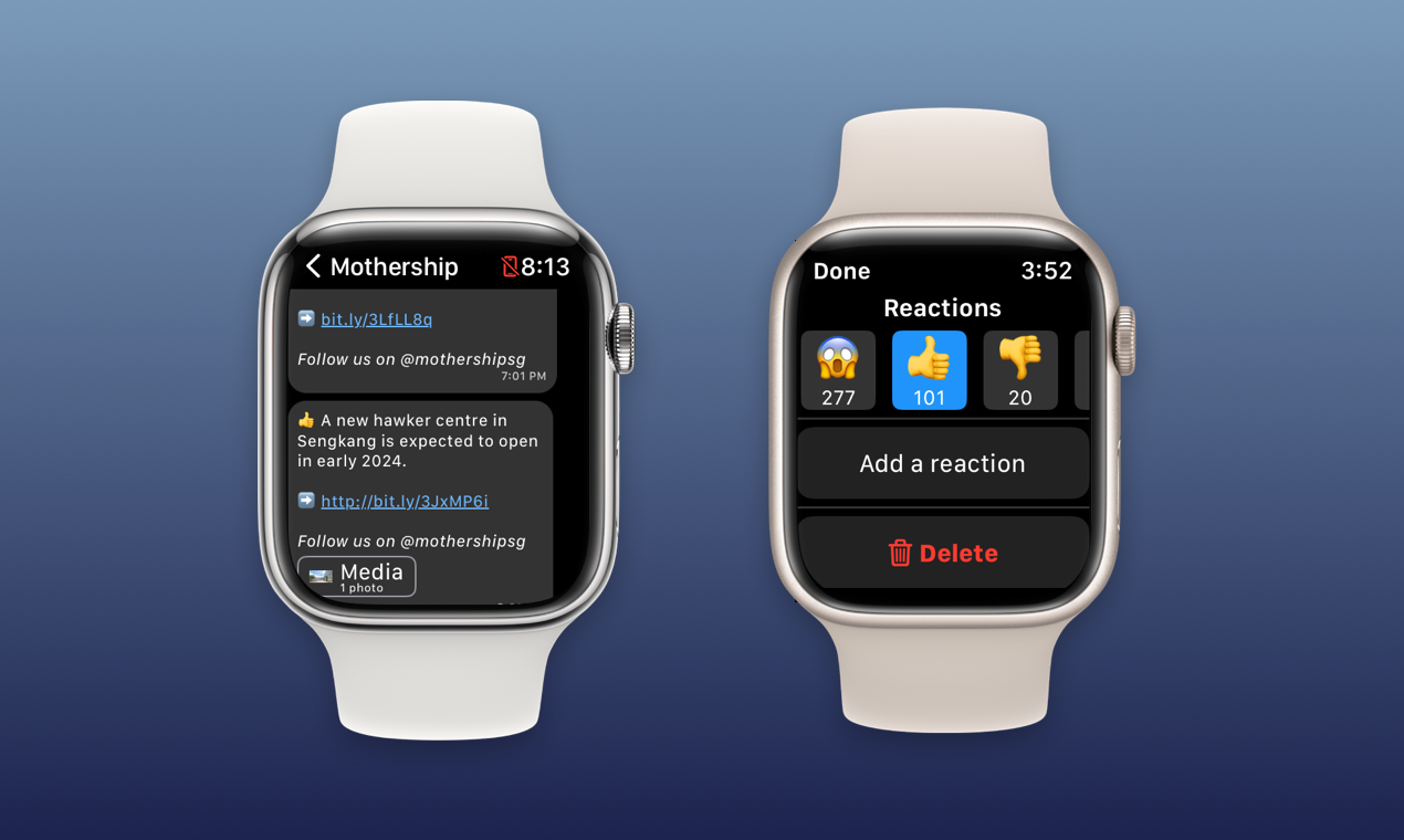 Güvercin - Apple Watch platformu için resmi olmayan telgraf istemcisi medya 2