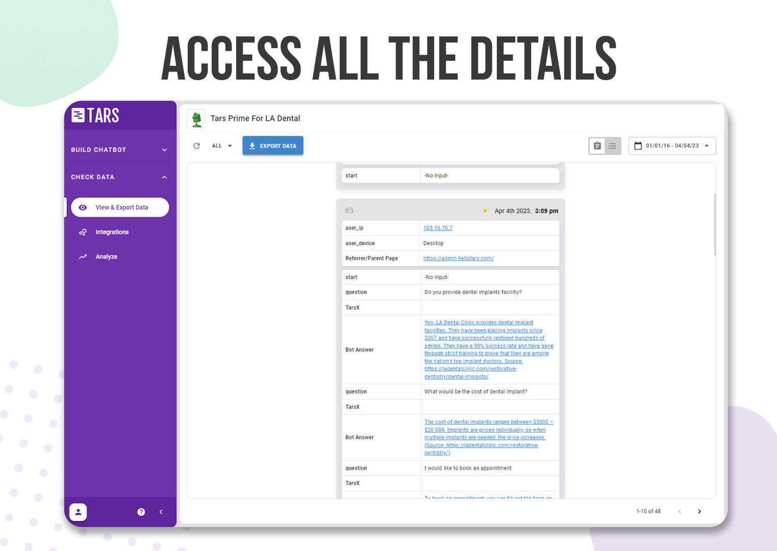 Tars Prime - Autorizza la tua attività con i chatbot AI basati su chatgpt media 6