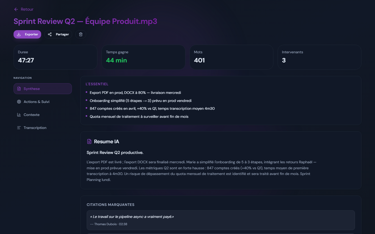 AudiosTranscribe gallery image