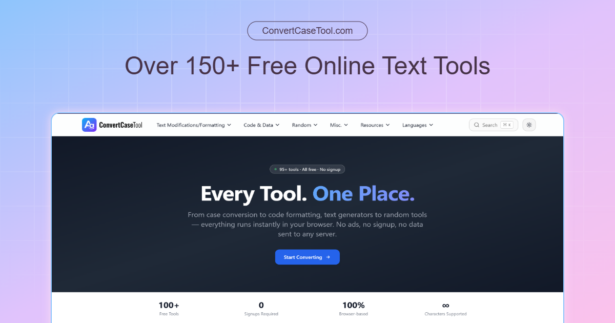 Convert Case Tool gallery image