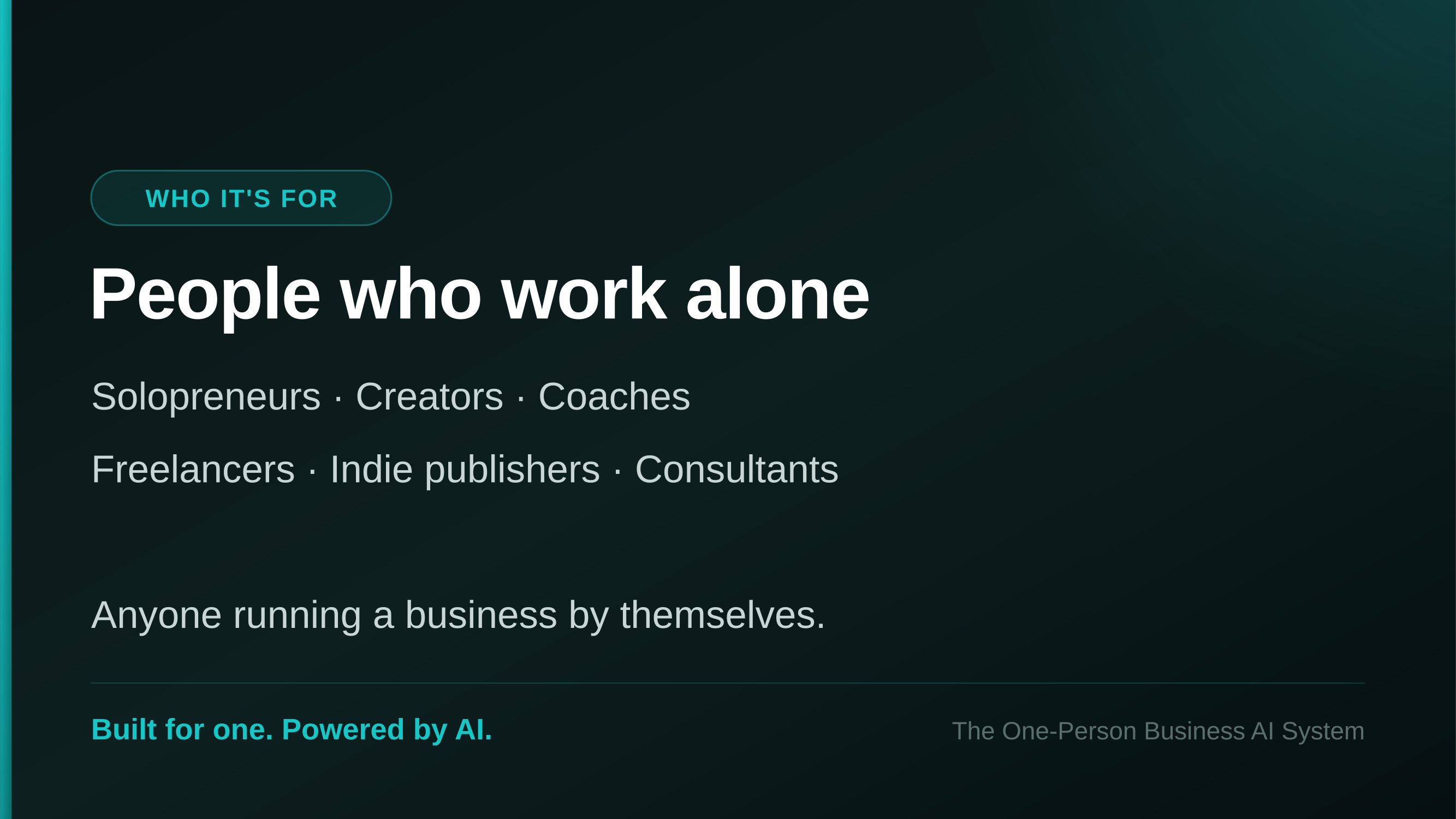 The One-Person Business AI System gallery image