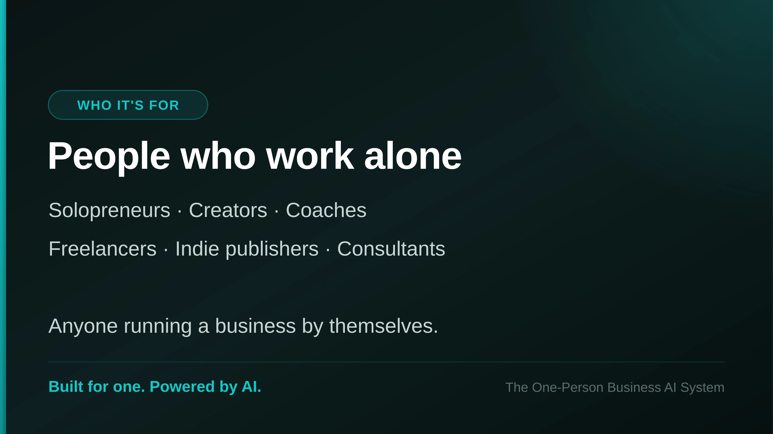 The One-Person Business AI System 截图 4