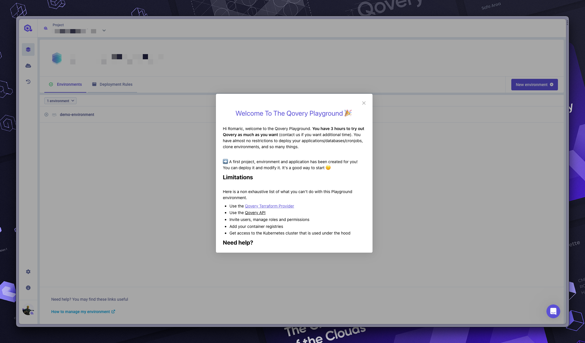 Qovery Playground media 3