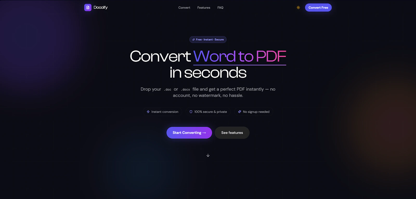 Doccify screenshot 1