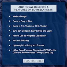 Equiilibra Weighted Blanket for Travel gallery image