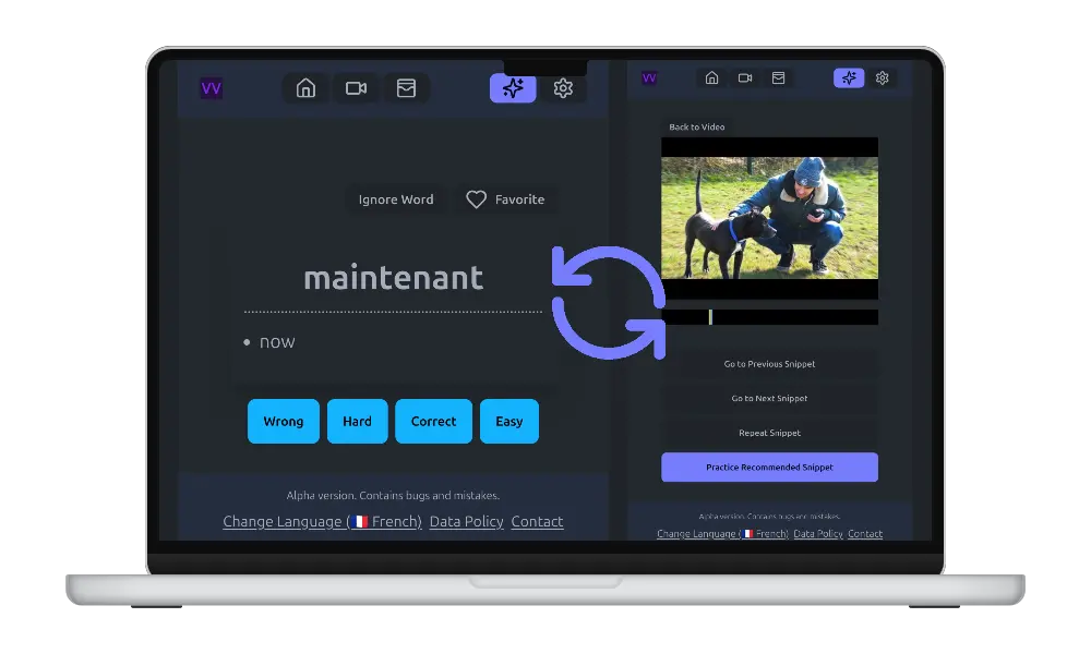 Media App Videovocab - Belajar video bahasa dengan video 1
