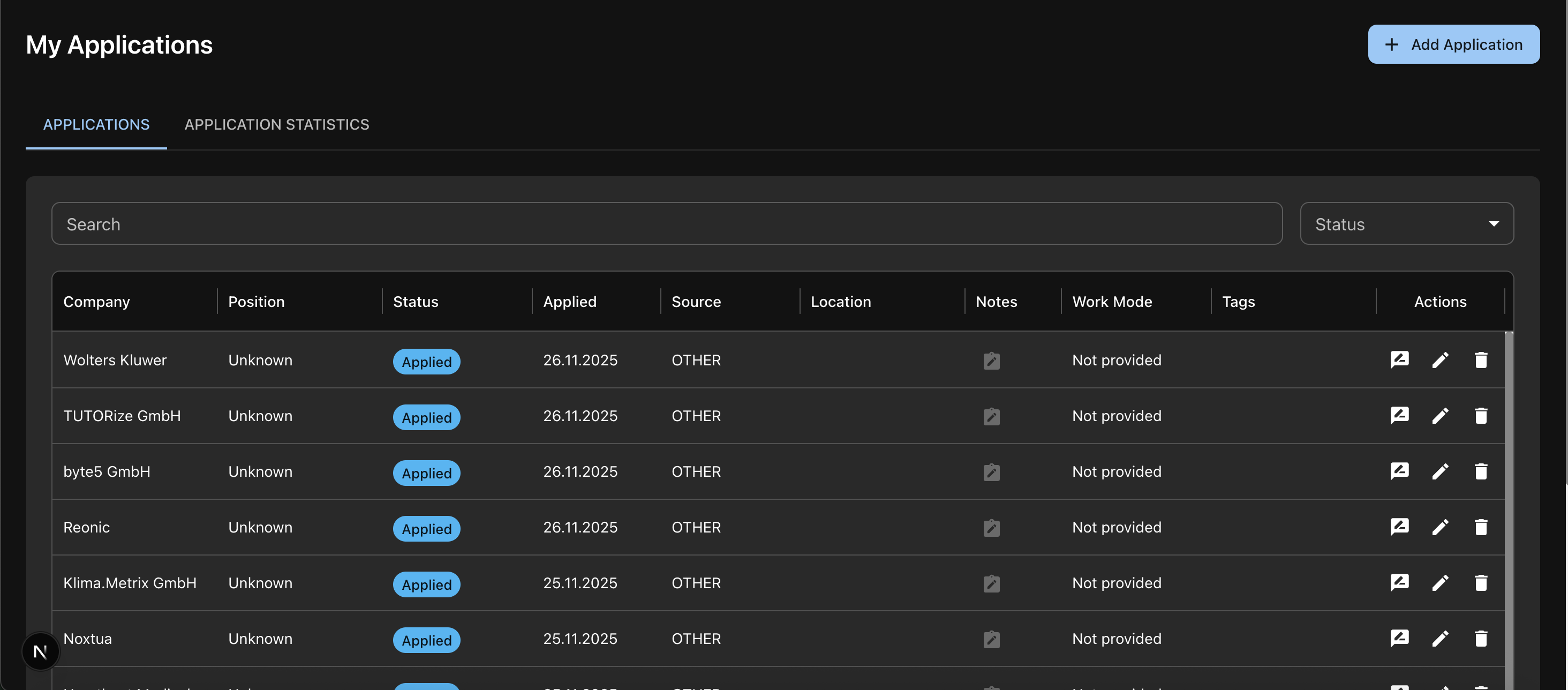 ApplyTrackr gallery image