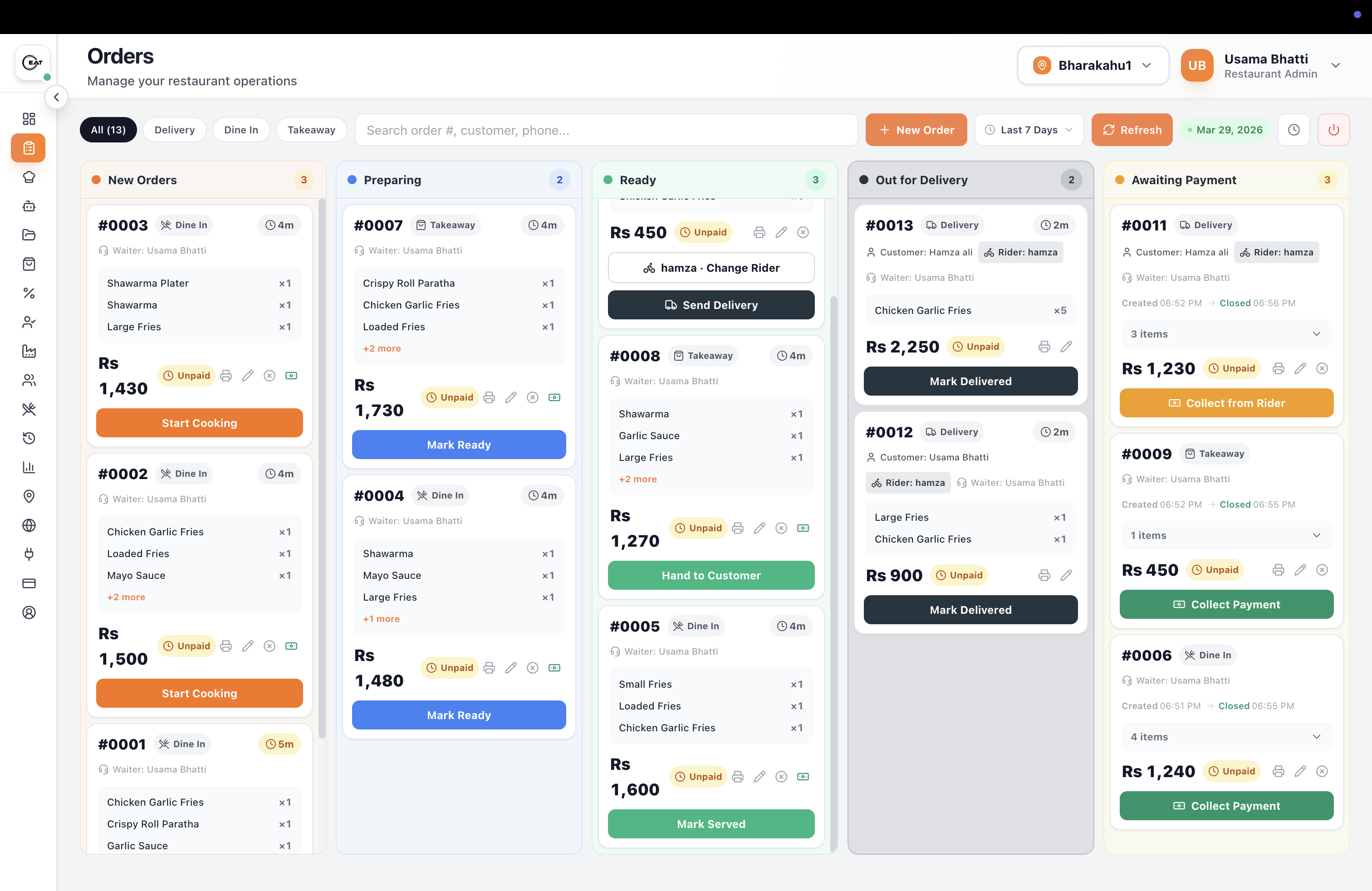 EatsDesk — Restaurant OS for Fast Food gallery image