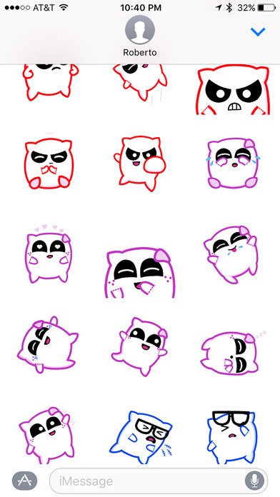 Pillow Fighters stickers gallery image