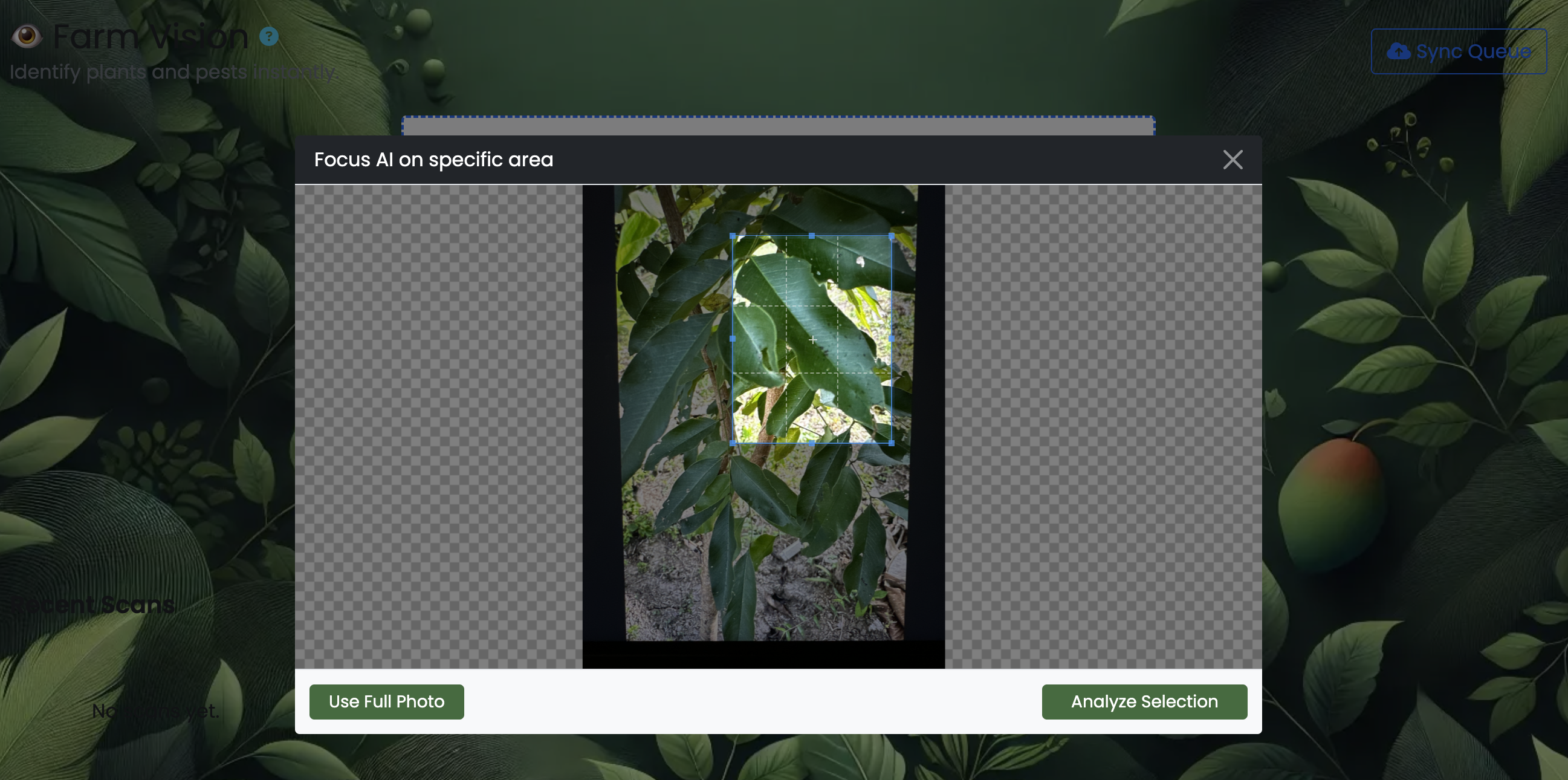 OnlyCrops AI - Screenshot 3 showing product features and functionality