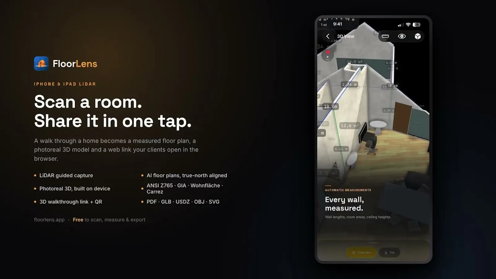 FloorLens screenshot 1 (video preview)